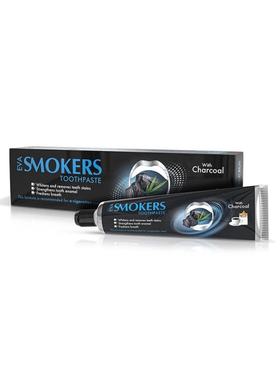 EVA Smokers zubní pasta s dřevěným uhlím